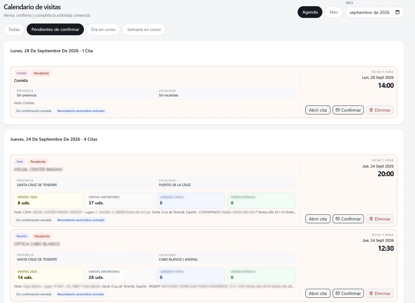 Seguimiento automatizado de visitas comerciales con Inteligencia Artificial