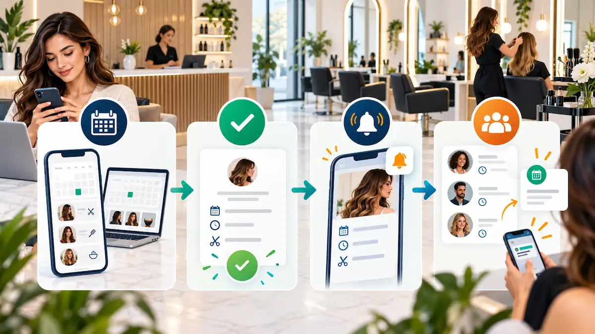 Gestión automatizada de citas para una peluquería
