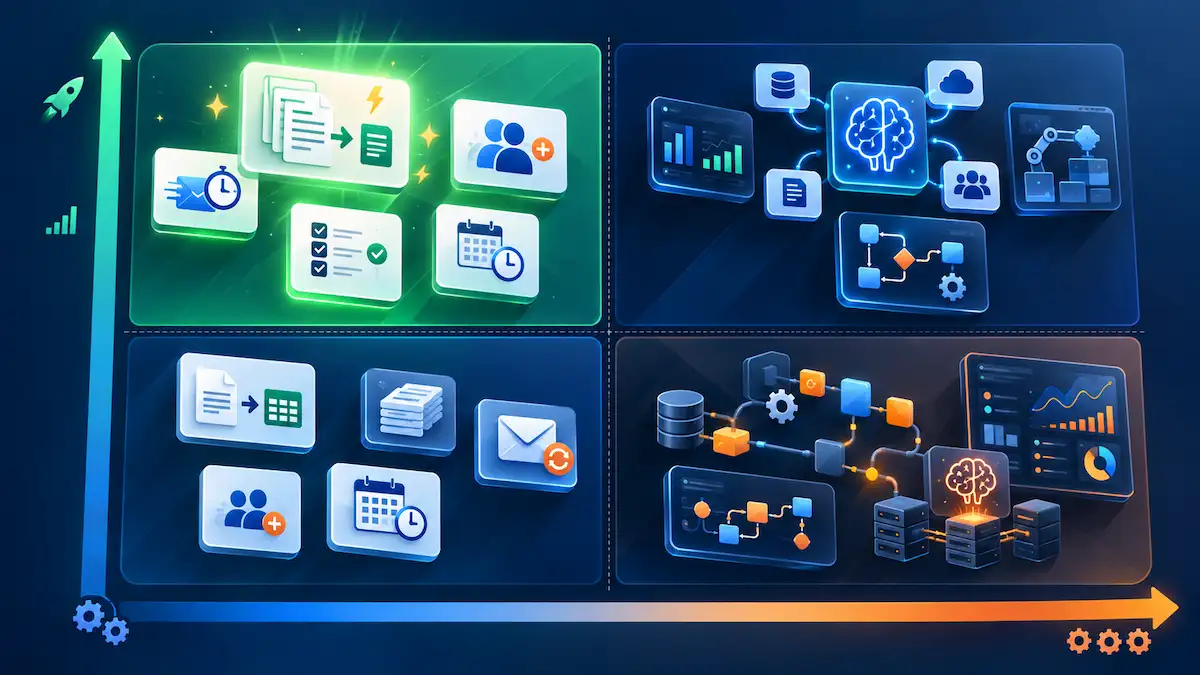 Matriz para priorizar automatizaciones e Inteligencia Artificial en una PYME