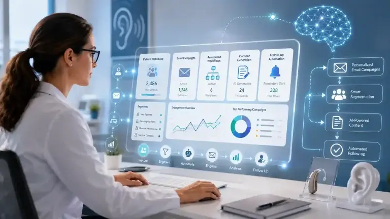 Email marketing automático para centros auditivos: cómo convertir tu base de datos en nuevas oportunidades